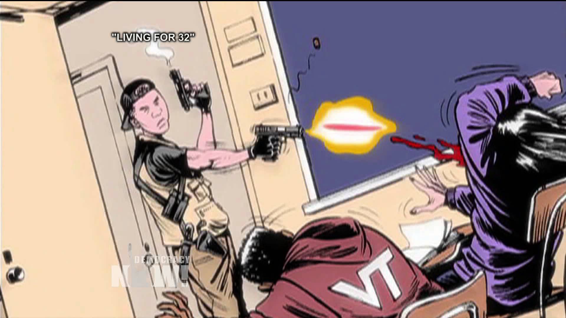 Virginia Tech Shooting Survivor Colin Goddard - Virginia Tech Massacre Comic , HD Wallpaper & Backgrounds