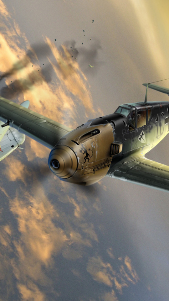 Second World War, Fighter Aircraft, Aircraft, Propeller, - War Background Aircraft Dogfight , HD Wallpaper & Backgrounds