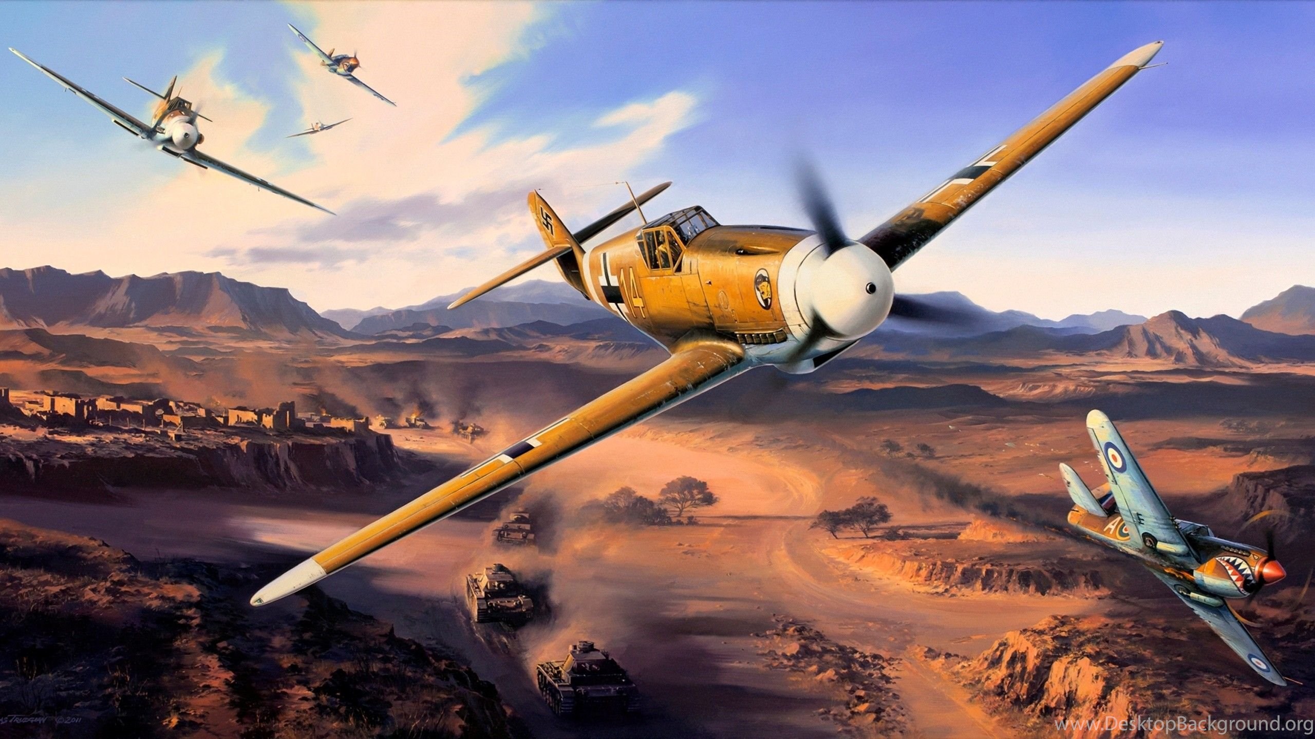Original Size - Ww2 Planes , HD Wallpaper & Backgrounds