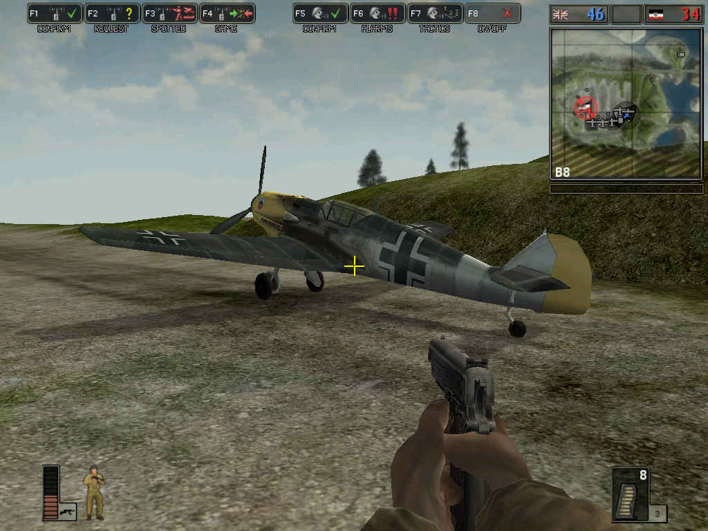 Battlefieldv - Bf1942 Bf109 , HD Wallpaper & Backgrounds