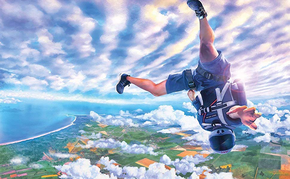 B1 - Skydiving Art , HD Wallpaper & Backgrounds