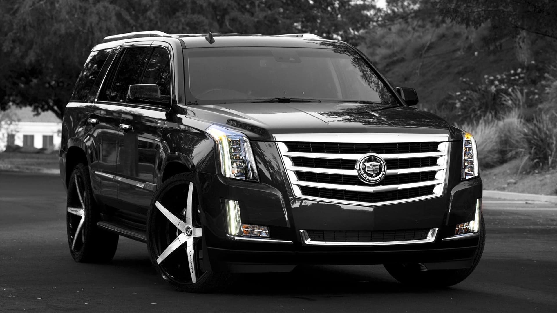 Cadillac Escalade Wallpapers - Cadillac Escalade 2017 Black , HD Wallpaper & Backgrounds