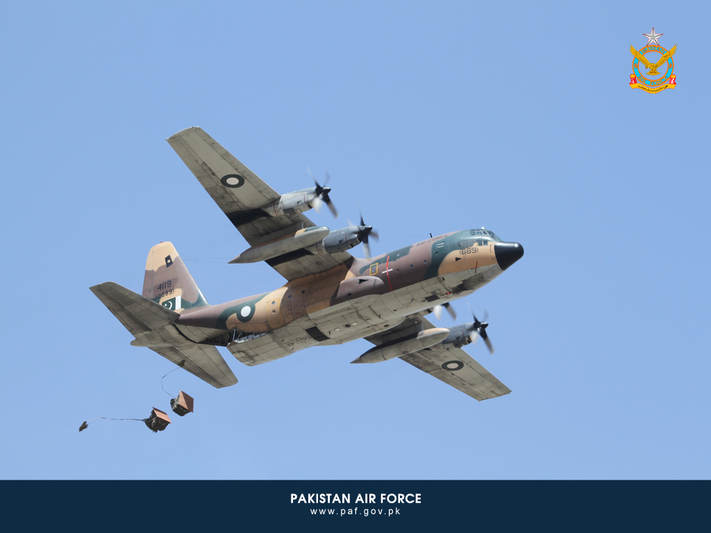 Pakistan Air Force C-130 Aircraft Wallpaper - Pakistan Airforce , HD Wallpaper & Backgrounds