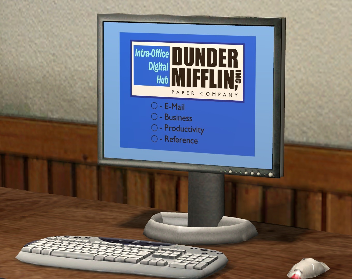 Best 47 Dunder Mifflin Wallpaper On Hipwallpaper Dunder - Dunder Mifflin Computer Background , HD Wallpaper & Backgrounds