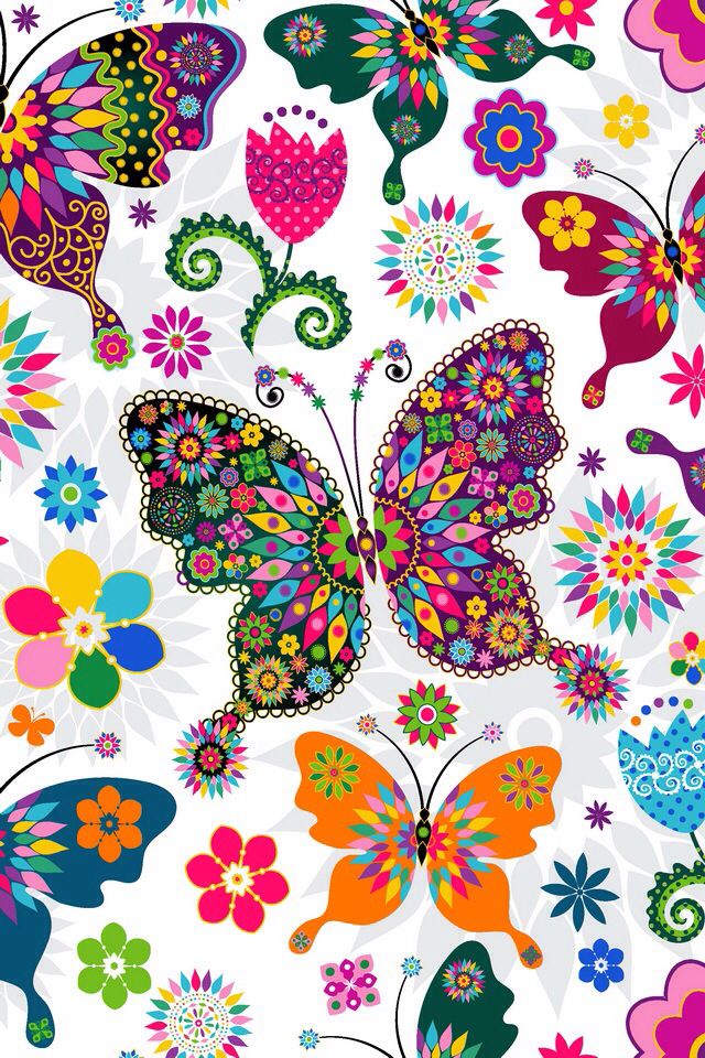 1000 Ideas About Butterfly Wallpaper On Pinterest - Butterfly Wallpapers For Iphone 6 , HD Wallpaper & Backgrounds