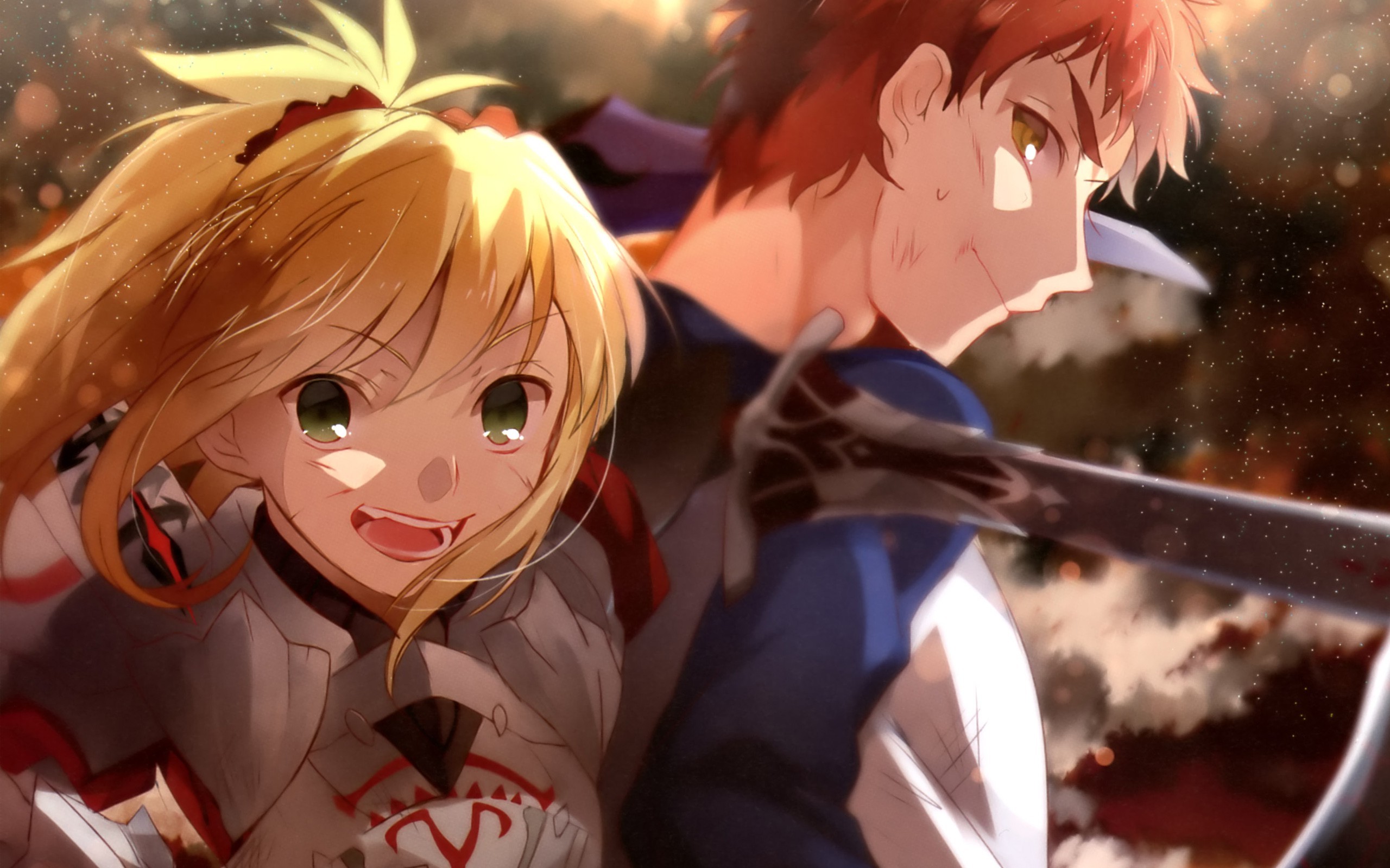 Fate Series, Saber, Shirou Emiya, Mordred, Saber Of - Fate Apocrypha Shirou Emiya , HD Wallpaper & Backgrounds