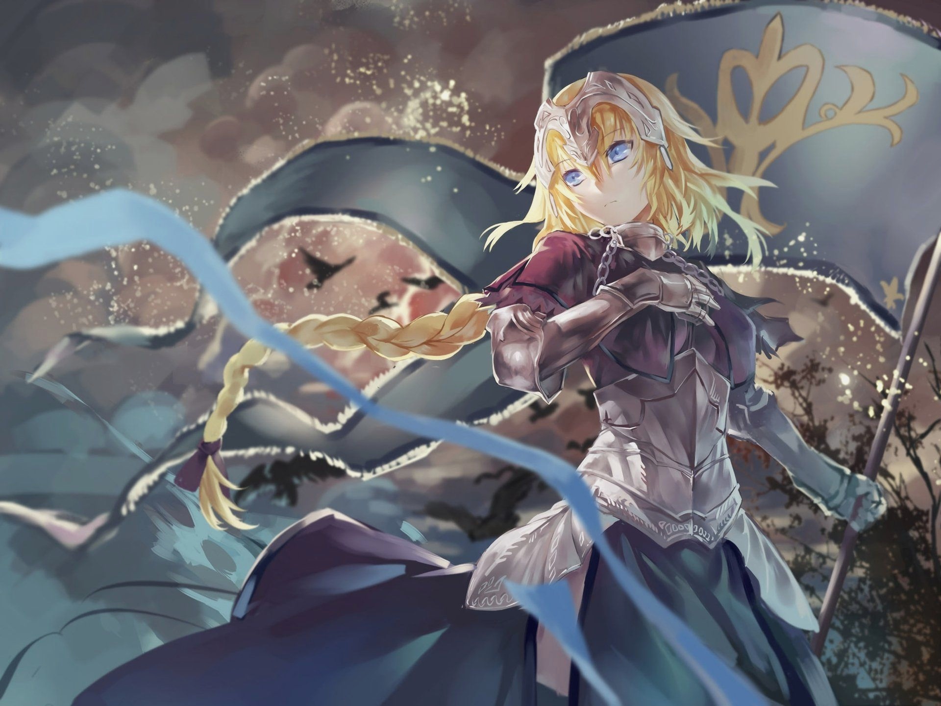 10 Wallpaper Anime Fate Apocrypha Jeanne D Arc Background Hd Wallpaper Backgrounds Download