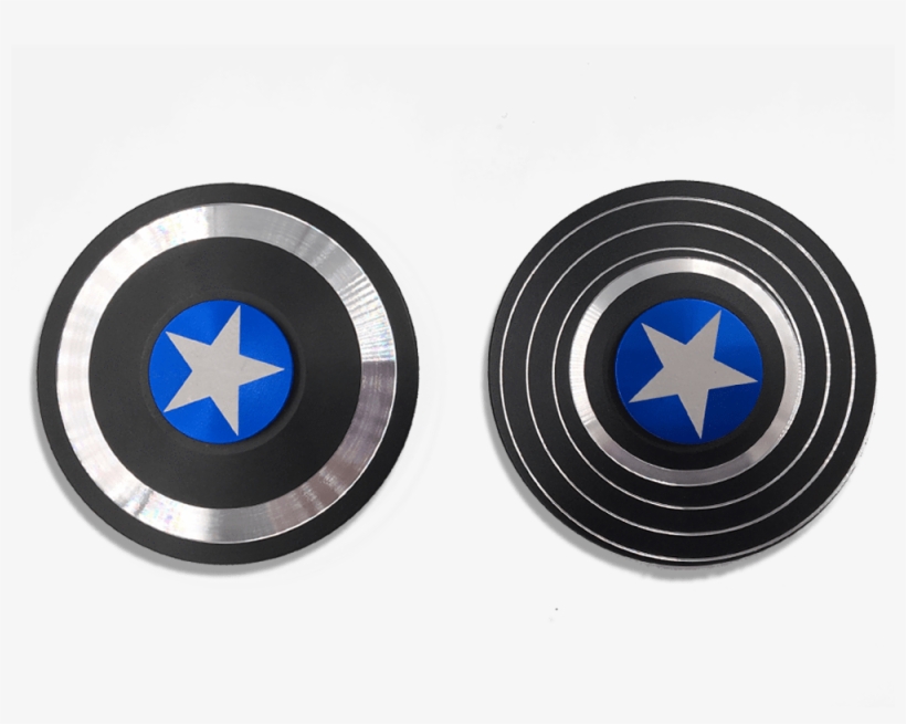 Captain America Marvel Super Heroe Shield Fidget Spinner - Captain America , HD Wallpaper & Backgrounds