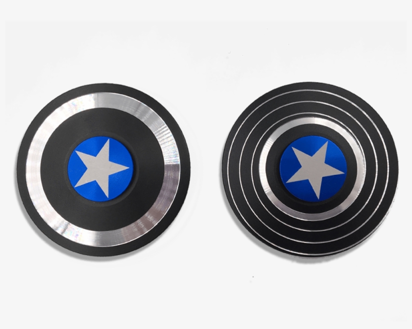Captain America Marvel Super Heroe Shield Fidget Spinner - Captain America , HD Wallpaper & Backgrounds