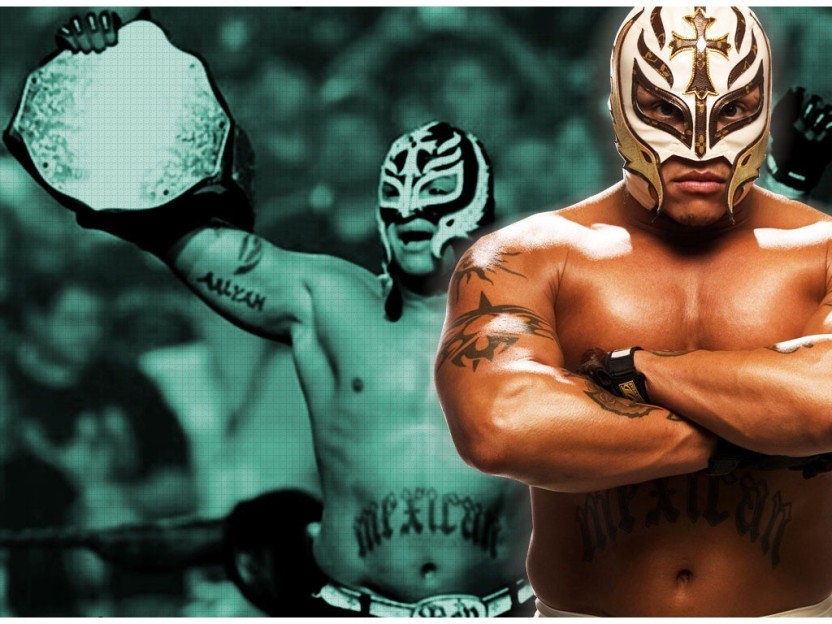 Wwe Superstar Rey Mysterio On Fine Art Paper Hd Quality - Mysterio World Heavyweight Champion , HD Wallpaper & Backgrounds