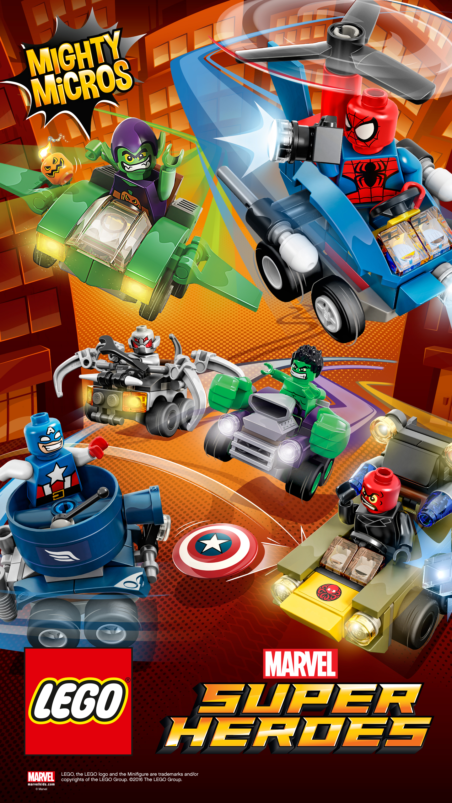 Marvel Mighty Micros - Lego , HD Wallpaper & Backgrounds
