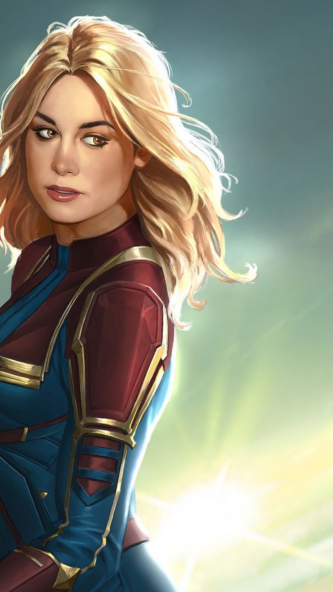 Download - Captain Marvel Wallpaper Phone , HD Wallpaper & Backgrounds