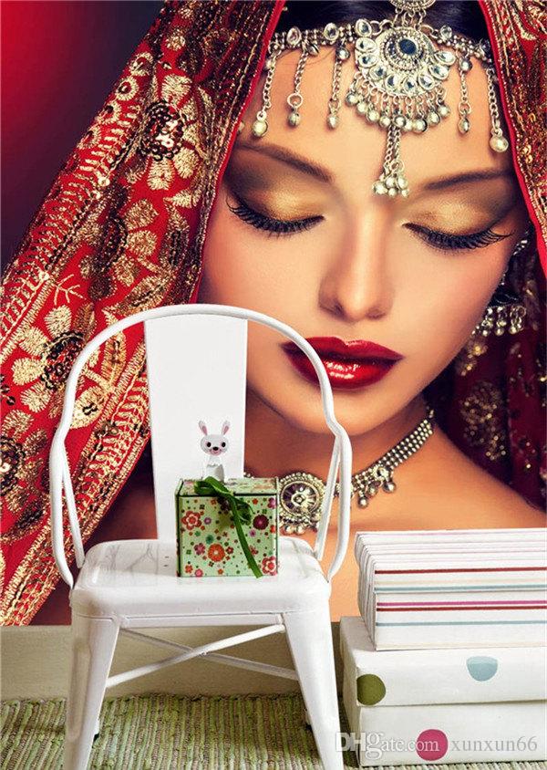 Compre Encantadores Mujeres Indias Wallpaper Custom - Traditional Hindu Jewelry , HD Wallpaper & Backgrounds