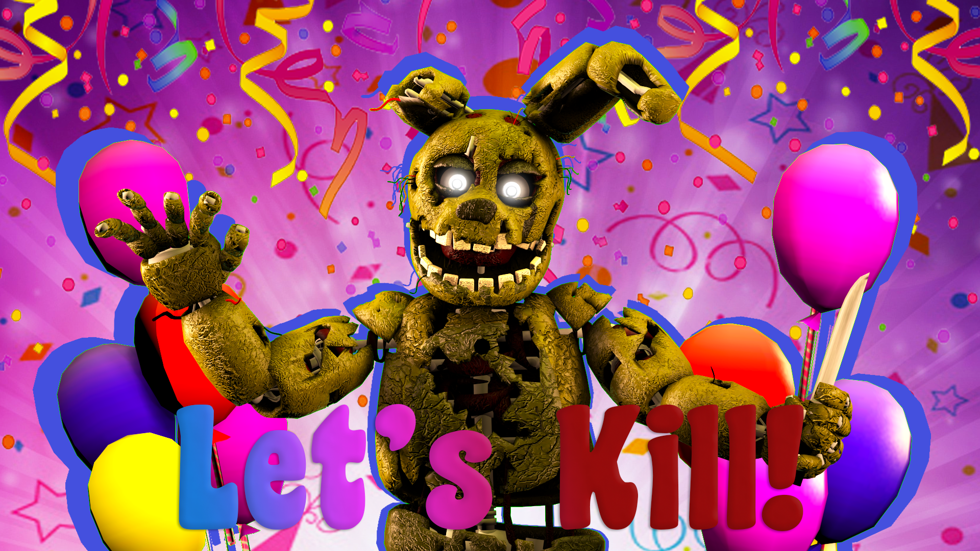 Springtrap Wallpaper And Background Png - Illustration , HD Wallpaper & Backgrounds