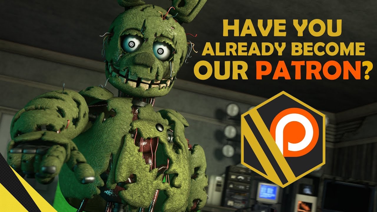 [sfm] Springtrap Has Something To Tell You About Patreon - Springtrap Golden Lane Studios , HD Wallpaper & Backgrounds