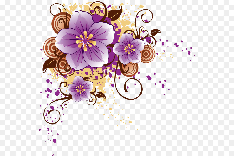 Paper, Desktop Wallpaper, Butterfly, Flower, Violet - Flowers , HD Wallpaper & Backgrounds