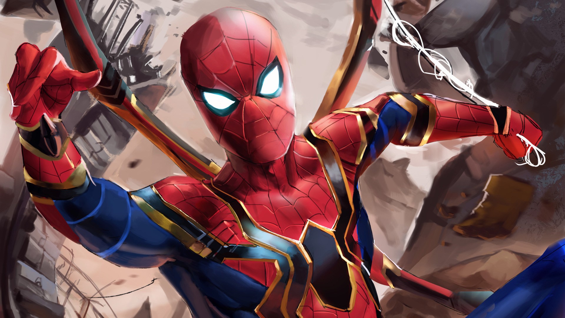 Iron Spider Suit In Avengers Infinity War - Iron Spider Avengers Infinity War , HD Wallpaper & Backgrounds