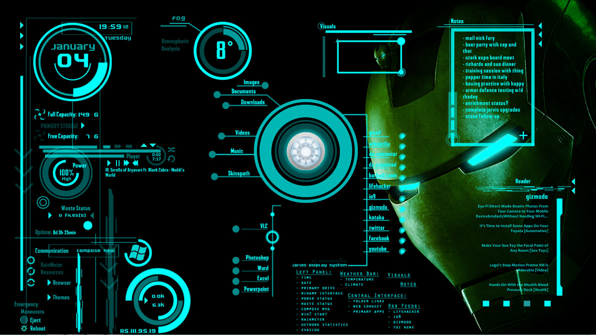 Hacker - Iron Man High Tech , HD Wallpaper & Backgrounds