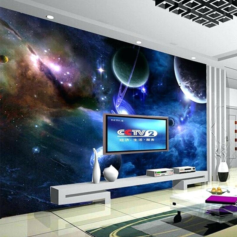 Wall Paper Designs For Living Room Custom Photo Wallpaper - Space , HD Wallpaper & Backgrounds