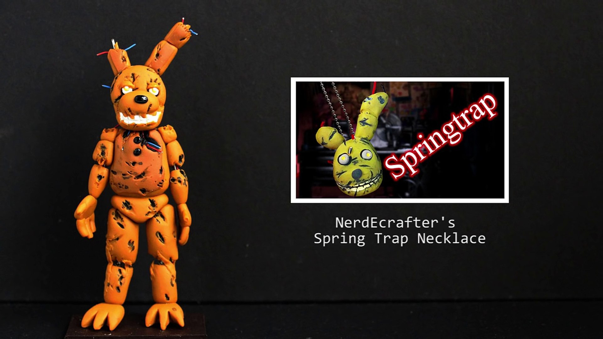Five Nights At Freddys 3 Springtrap Polymer Clay Tutorial - Five Nights At Freddy's Clay Plushies , HD Wallpaper & Backgrounds