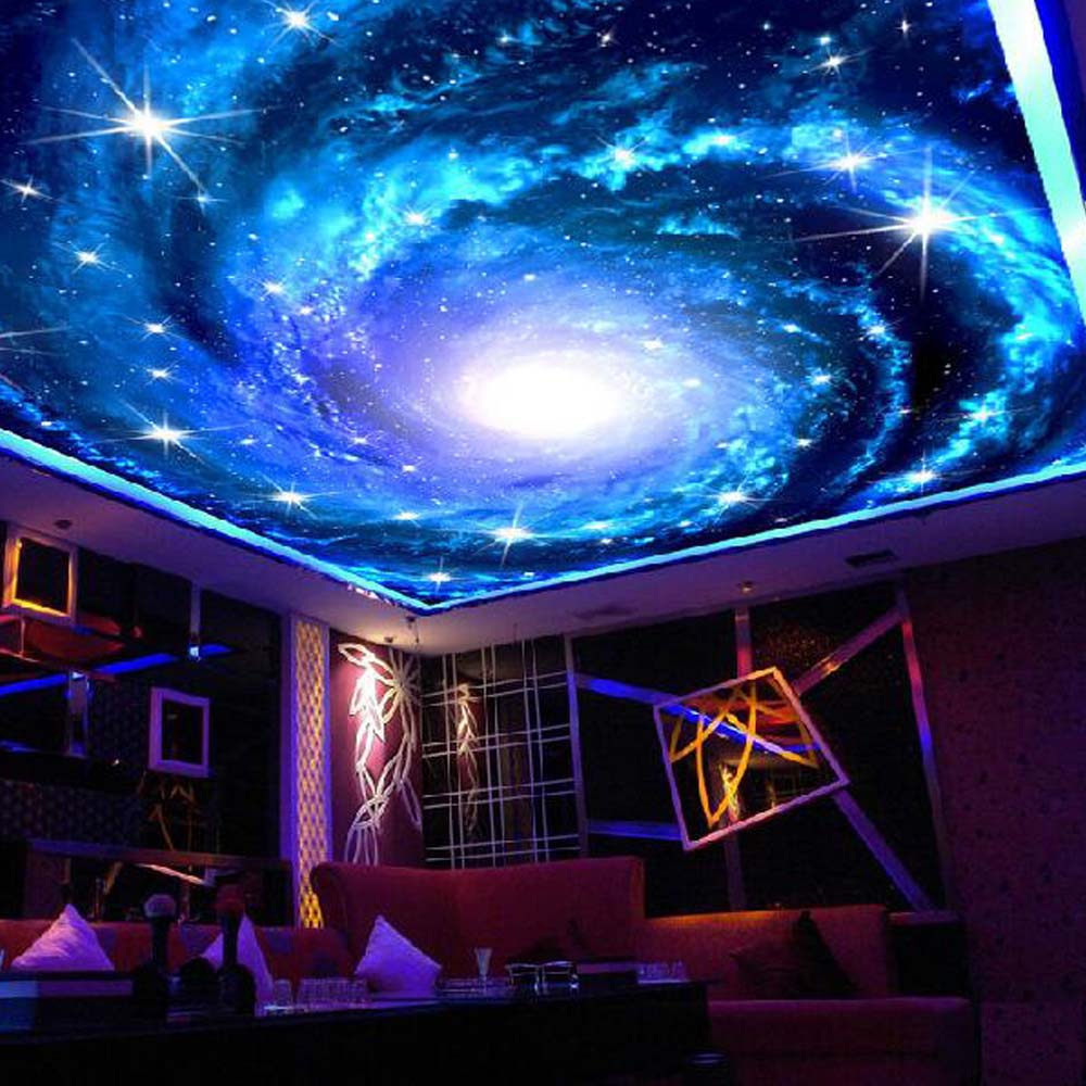 Universe Space Ceiling Murals Wallpaper 3d Photo Wall - Galaxy Ceiling , HD Wallpaper & Backgrounds