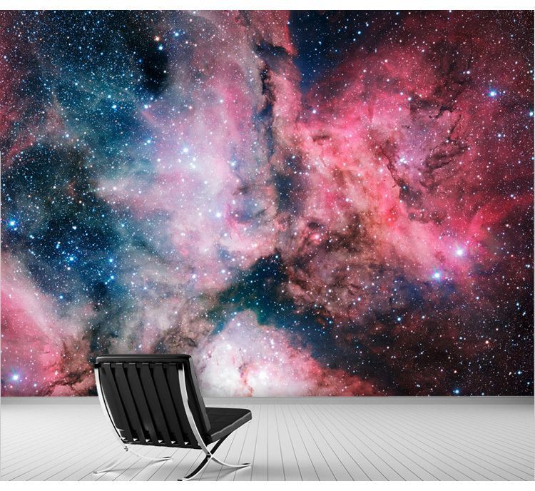 Free Shipping 3d Space Stars Universe Nebula Living - Papeis De Parede Para Quarto Nebulosa , HD Wallpaper & Backgrounds