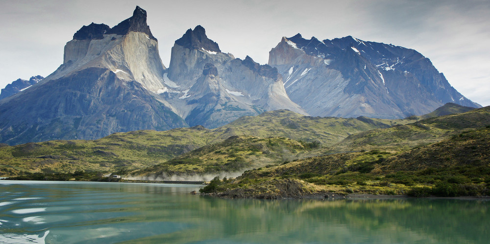 Landscape Of The Torres Del Paine National Park, Chile, - Torres Del Paine National Park , HD Wallpaper & Backgrounds
