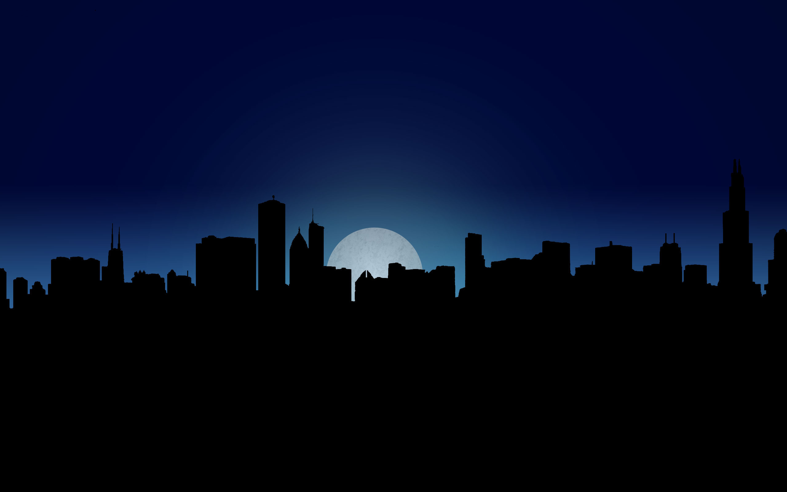 Dark City - Cartoon Dark City Background , HD Wallpaper & Backgrounds