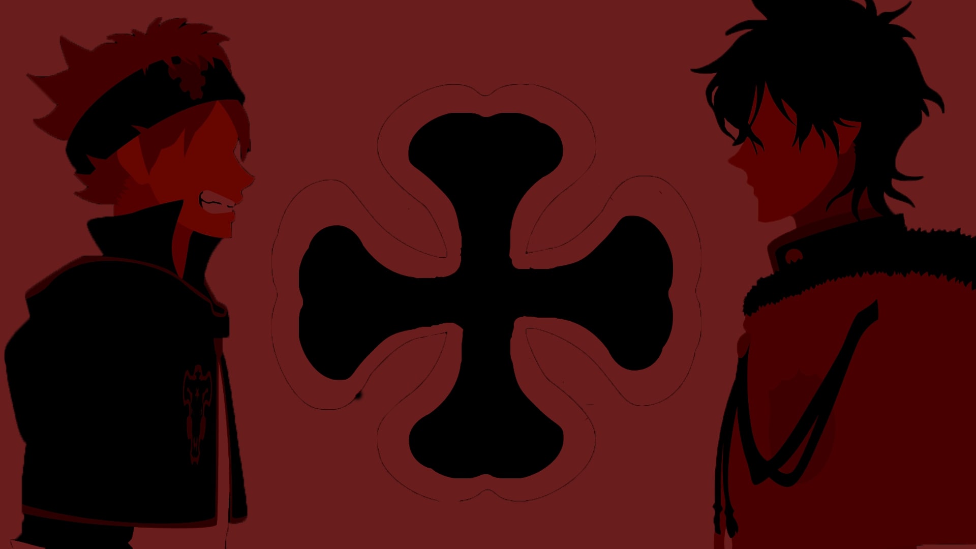 Wallpaper Of Anime, Asta, Black, Black Clover, Red, - Black Clover Wallpaper Hd , HD Wallpaper & Backgrounds