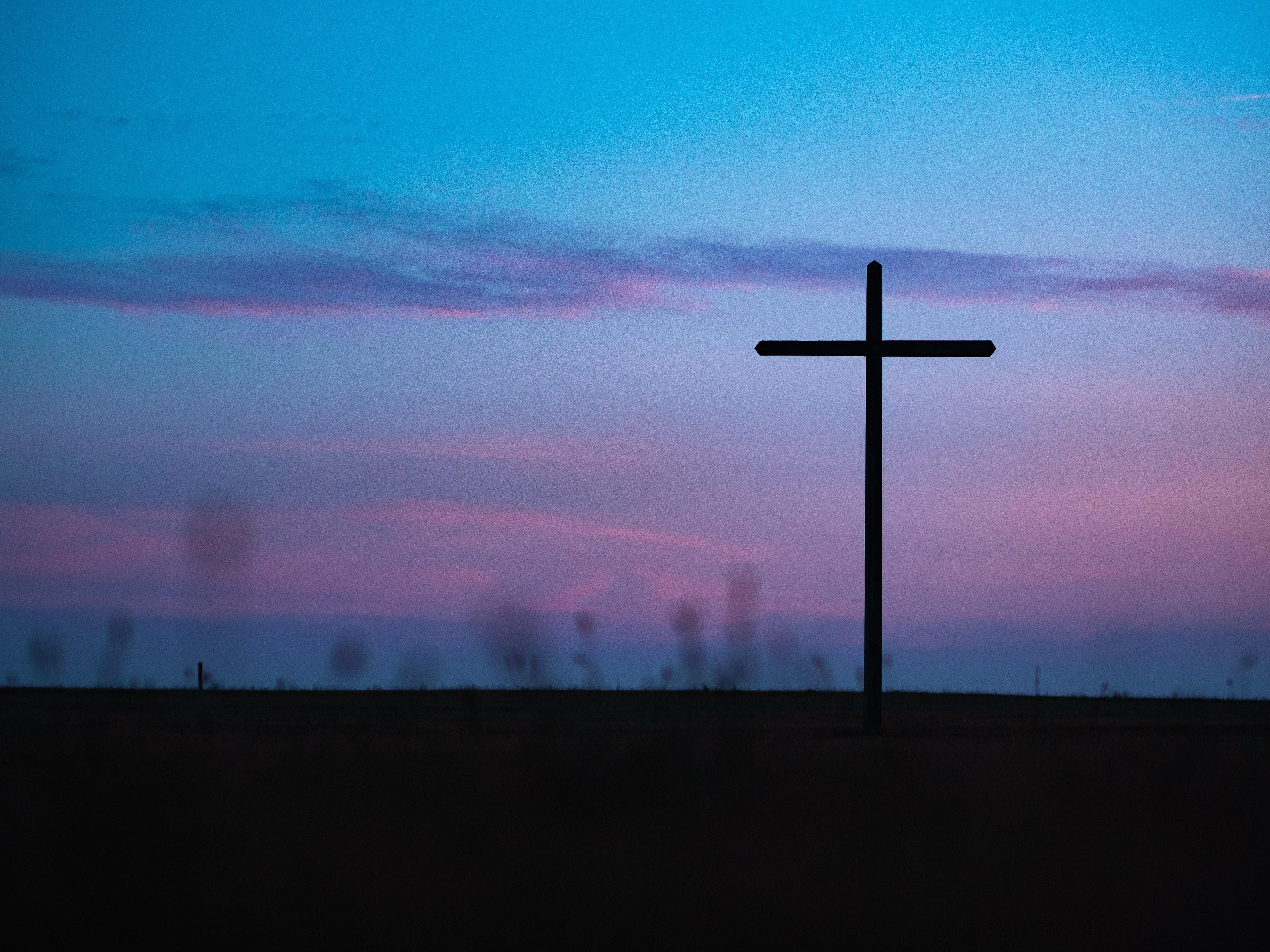 Cross, Faith, Horizon, Sunset - Cross Hd Background , HD Wallpaper & Backgrounds