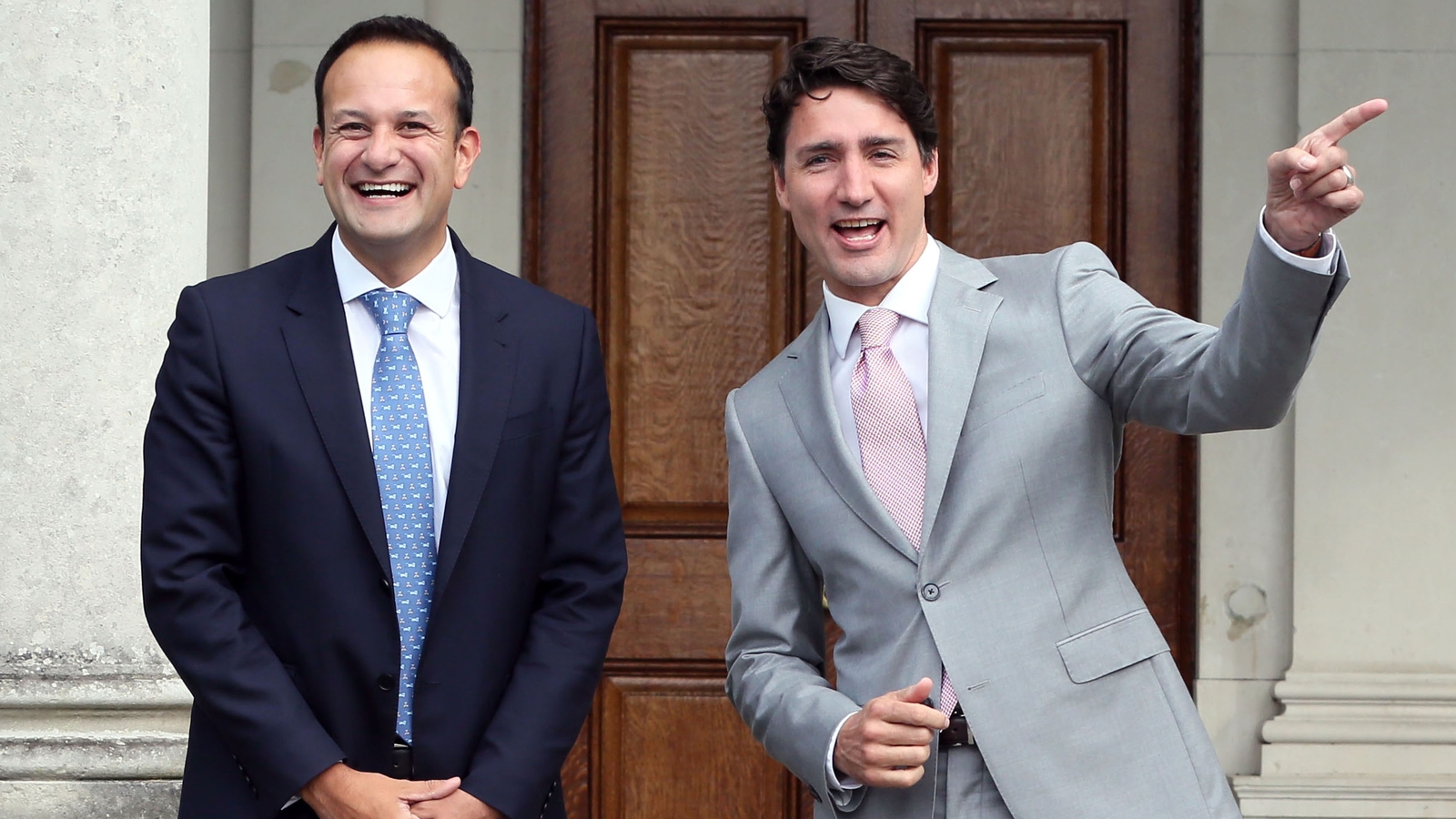 Irish Prime Minister And Justin Trudeau , HD Wallpaper & Backgrounds