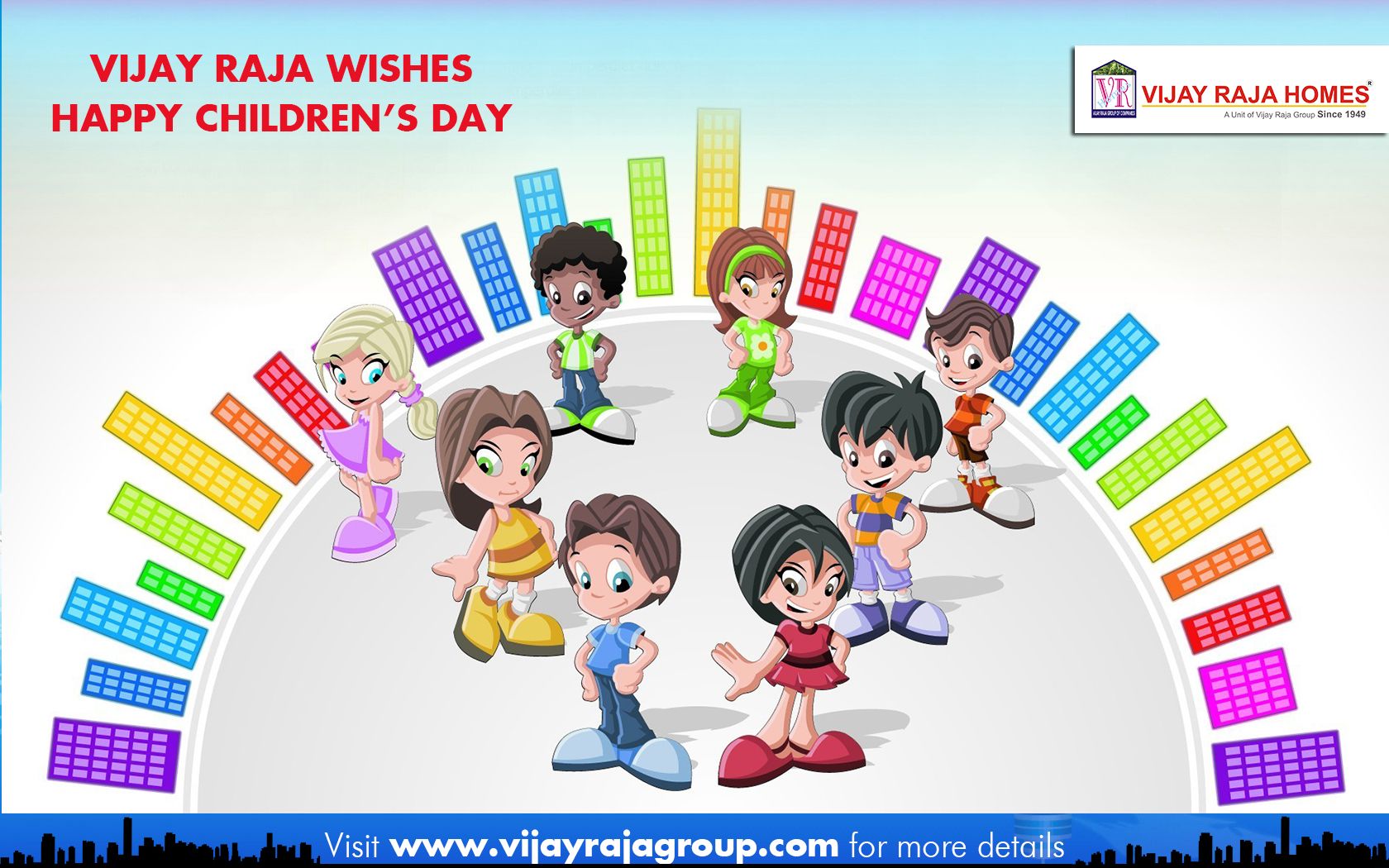 Happy Children's Day Wishes From Vijay Raja Group Of - Childrens Day Celebration , HD Wallpaper & Backgrounds