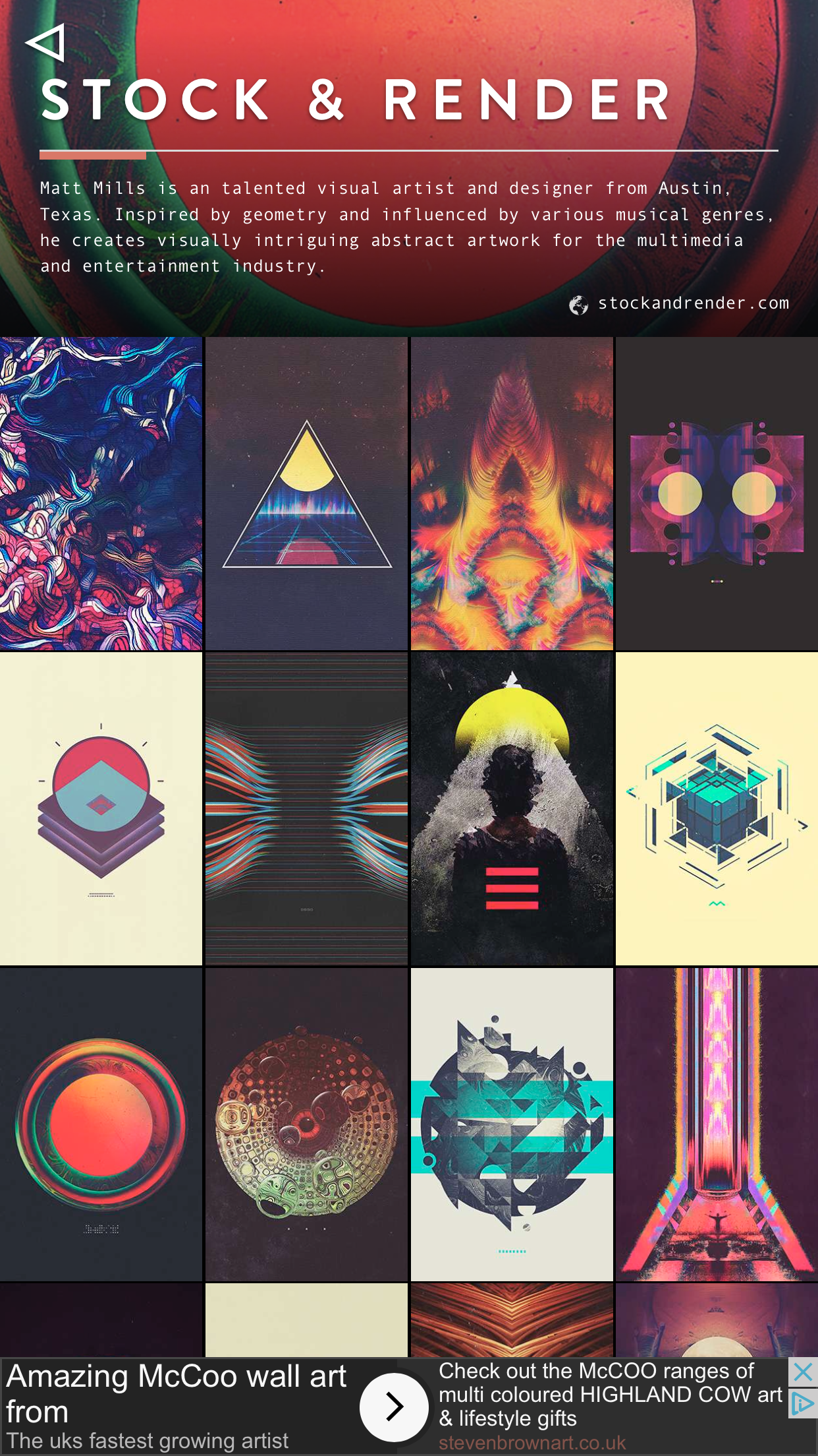 The Designs Range From Weird, To Atmospheric, But Are - Graphic Design , HD Wallpaper & Backgrounds