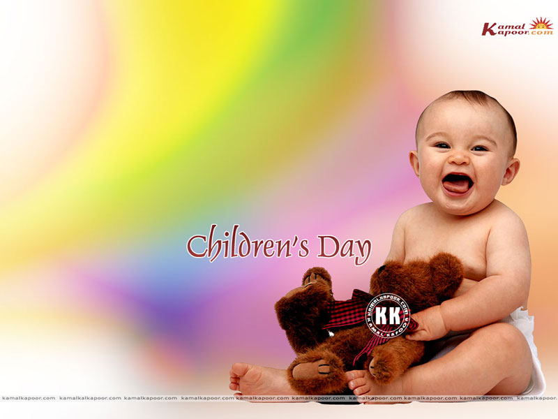 Childrens Day Wallpaper - Smile Cute Baby Hd , HD Wallpaper & Backgrounds