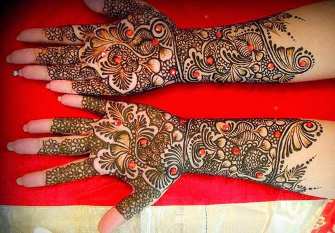 Bridal Mehendi Hd Wallpaper - Gujarati Mehndi Design Bridal , HD Wallpaper & Backgrounds