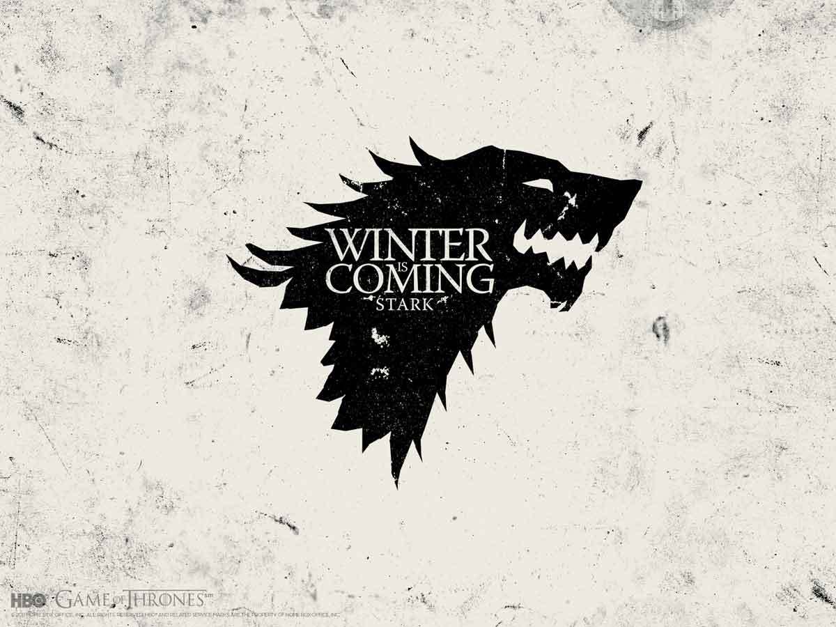 Aquí Os Dejo El Wallpaper De La Casa Stark - Game Of Thrones Stark Logo , HD Wallpaper & Backgrounds