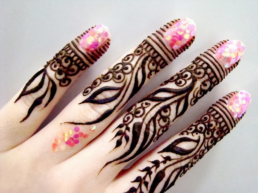 Mehndi Design Wallpaper - Mehndi Designs For Fingers Only , HD Wallpaper & Backgrounds