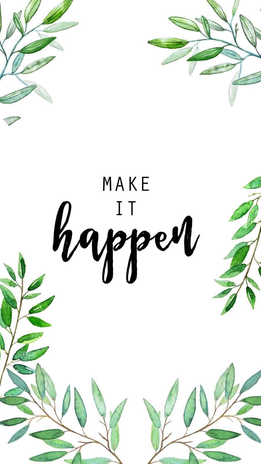 Mantra Monday // Make Things Happen - Make It Happen Wallpaper Iphone , HD Wallpaper & Backgrounds