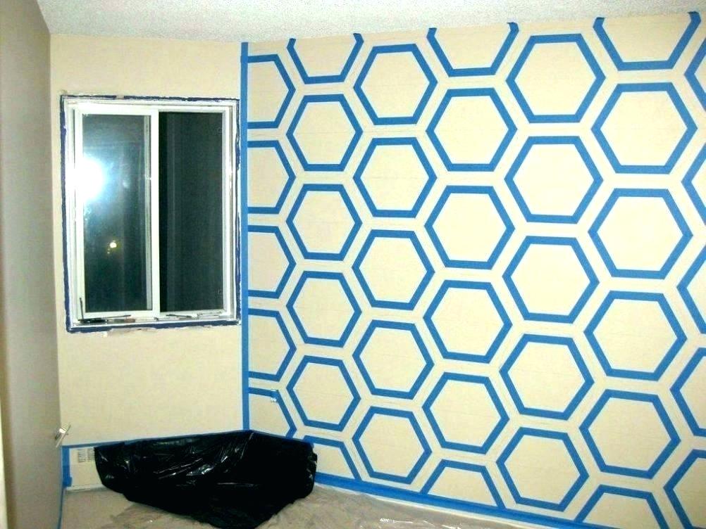 Washi Tape Wall Designs Tape Wall Art Wall Paint Design - Wall Painting Masking Tape , HD Wallpaper & Backgrounds