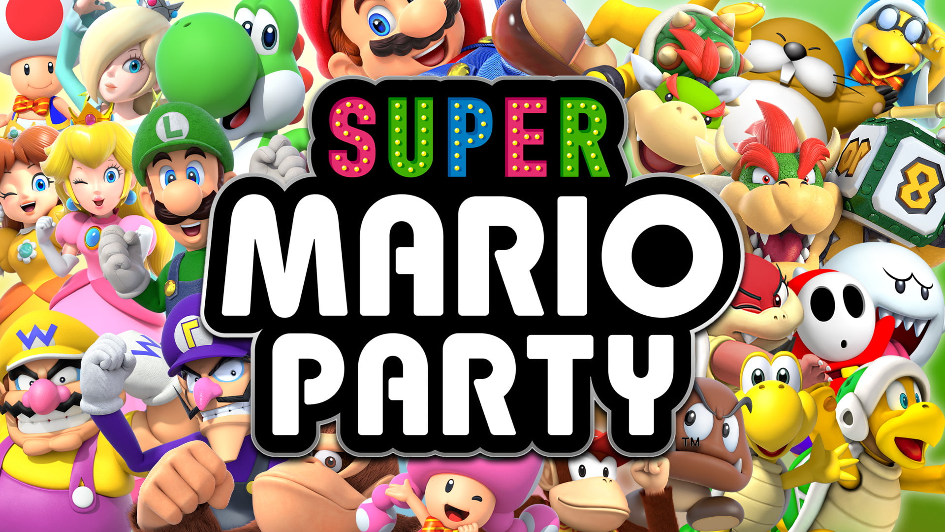 Video Game, Super Mario Party, Boo , Bowser, Bowser - Super Mario Party Background , HD Wallpaper & Backgrounds