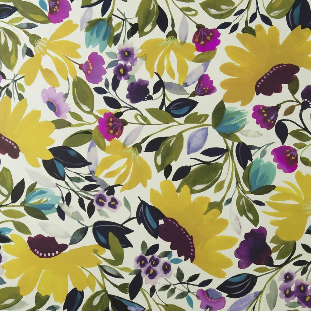 Details About Chartreuse W0069/01 Isabelle's Garden - Spring Floral Textile Design , HD Wallpaper & Backgrounds