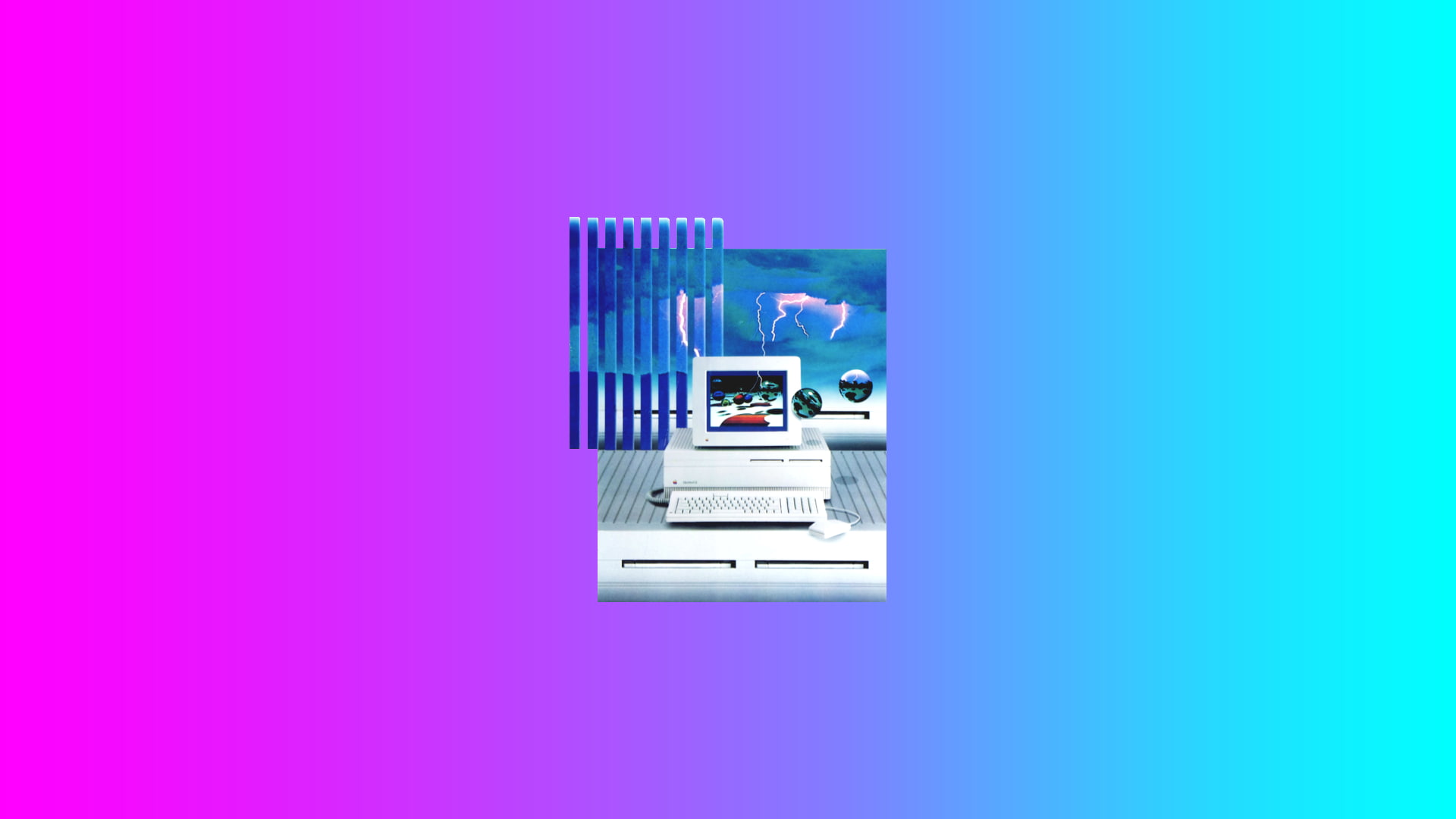 Vaporwave, 1990s, Computer, Technology, Indoors, Connection - Vaporwave Aesthetic Wallpaper Hd , HD Wallpaper & Backgrounds