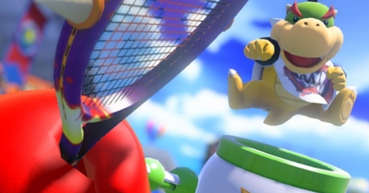 'mario Tennis Aces' Update - Mario Tennis Bowser Junior , HD Wallpaper & Backgrounds