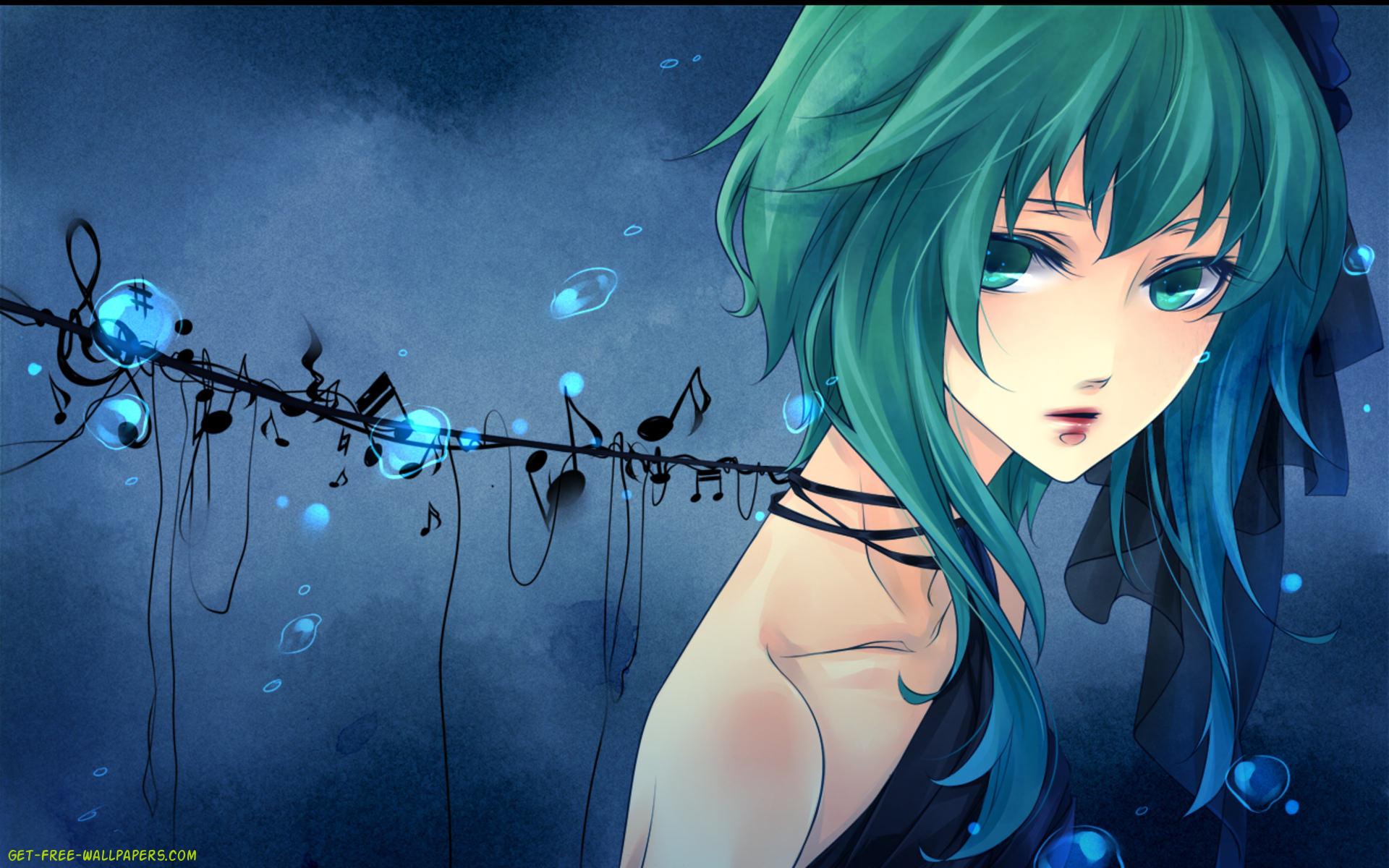 Gumi 1920x1200 Photo - Teal Haired Anime Girl , HD Wallpaper & Backgrounds