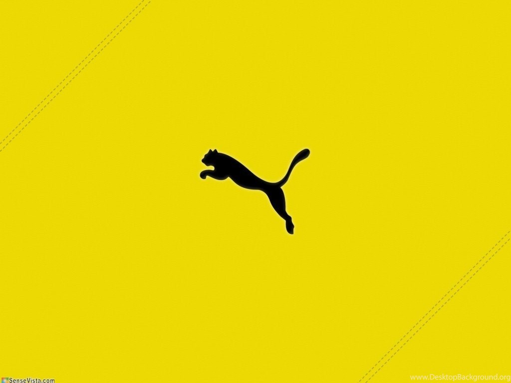 Puma Logo Wallpapers Hd Backgrounds - Puma Logo Gold , HD Wallpaper & Backgrounds