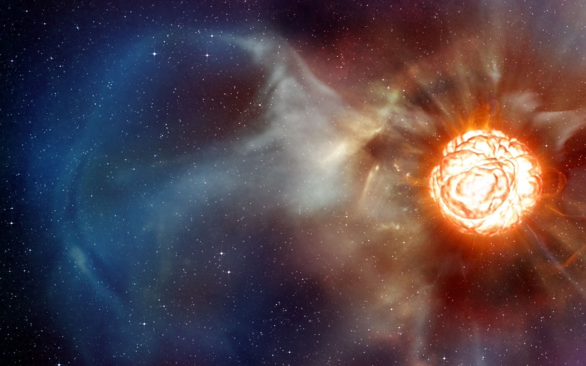 Green Explosion In Space Wallpaper - Supernova Explosion In Space , HD Wallpaper & Backgrounds