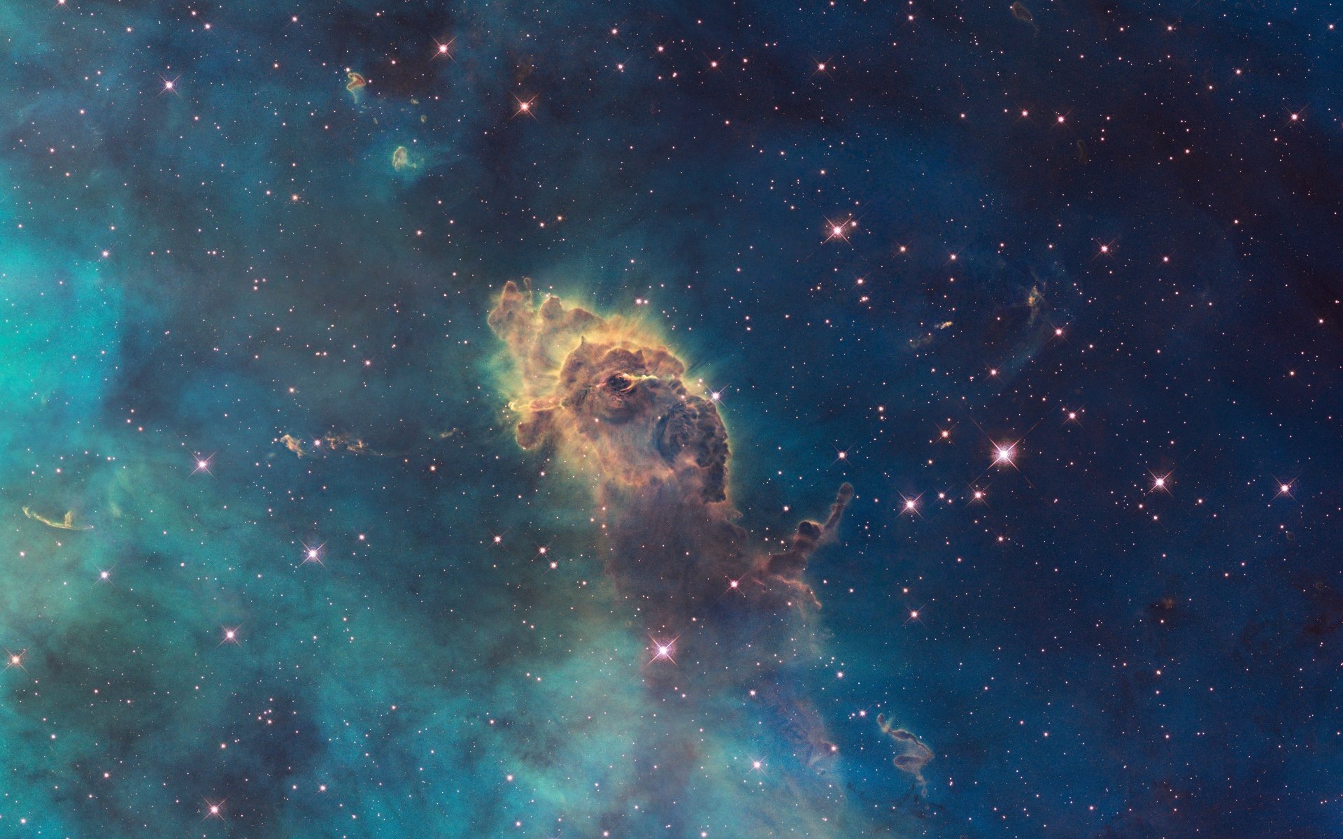 Carina Nebula Space Supernova Wallpaper And Background - Hubble Telescope New , HD Wallpaper & Backgrounds