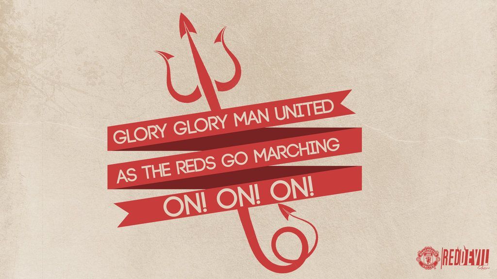 Glory Glory Man United , HD Wallpaper & Backgrounds