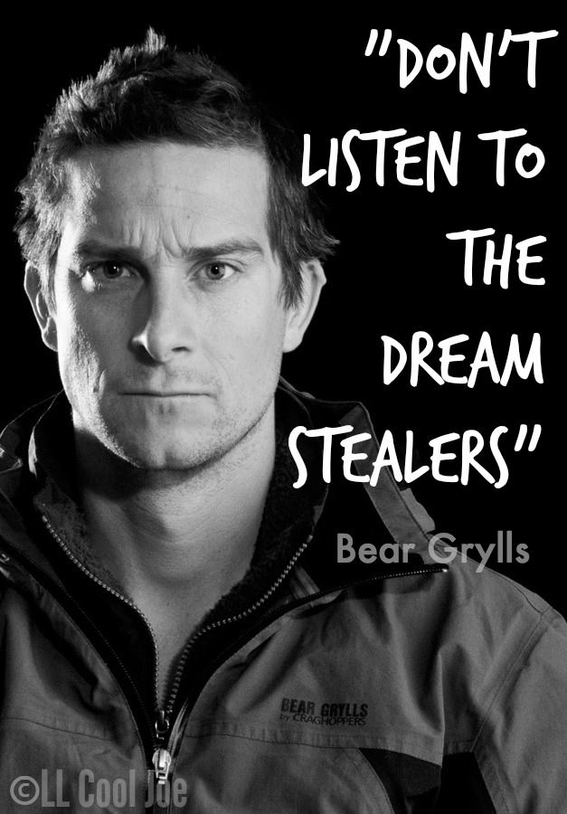 Bear Grylls // That's Powerful // Encouraging And Inspiring - Man Vs Wild Wallpaper Quotes , HD Wallpaper & Backgrounds