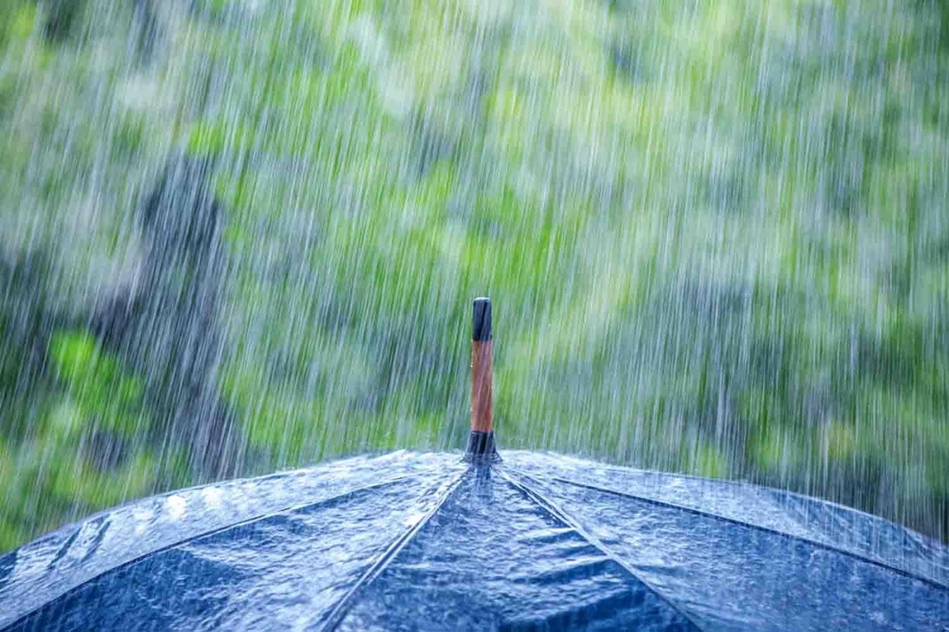 48 Rainy Weather Wallpaper > - Rain On Umbrella Hd , HD Wallpaper & Backgrounds